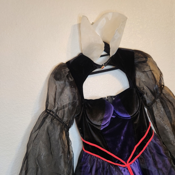 Dolls Kill Trickz N' Treatz evil queen costume One Bad Apple Costume M - Picture 3 of 16